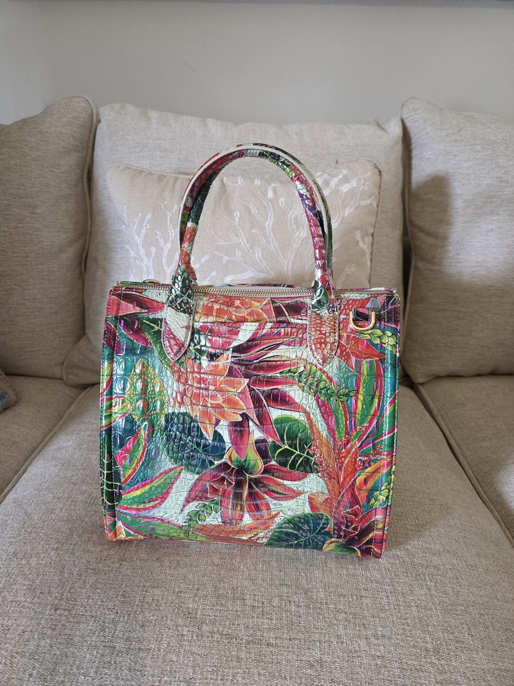 Tropical Floral Tote Bag - Multicolor
